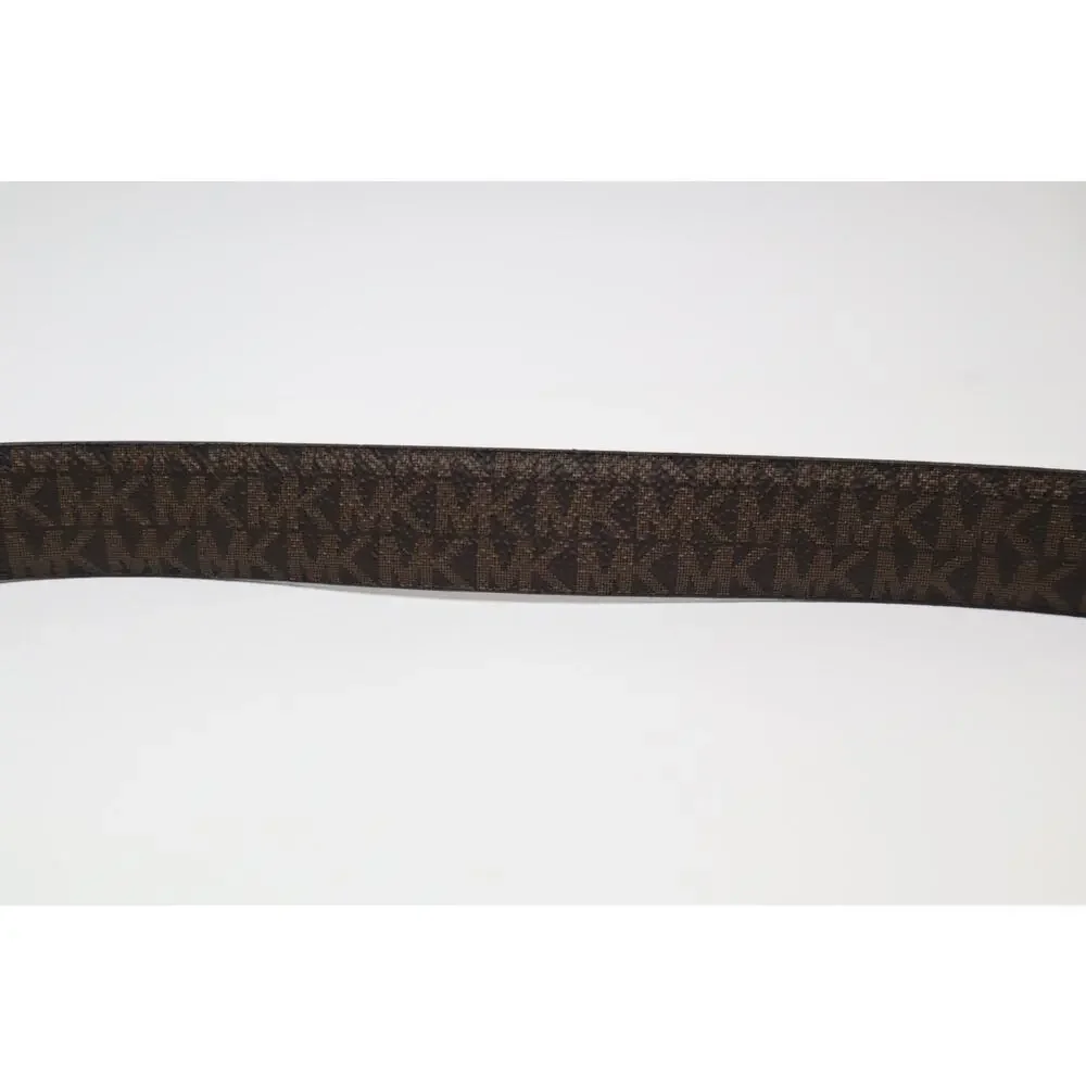 MICHAEL Michael Kors‎ Light Brown and Dark Brown Logo Reversible Belt Size L